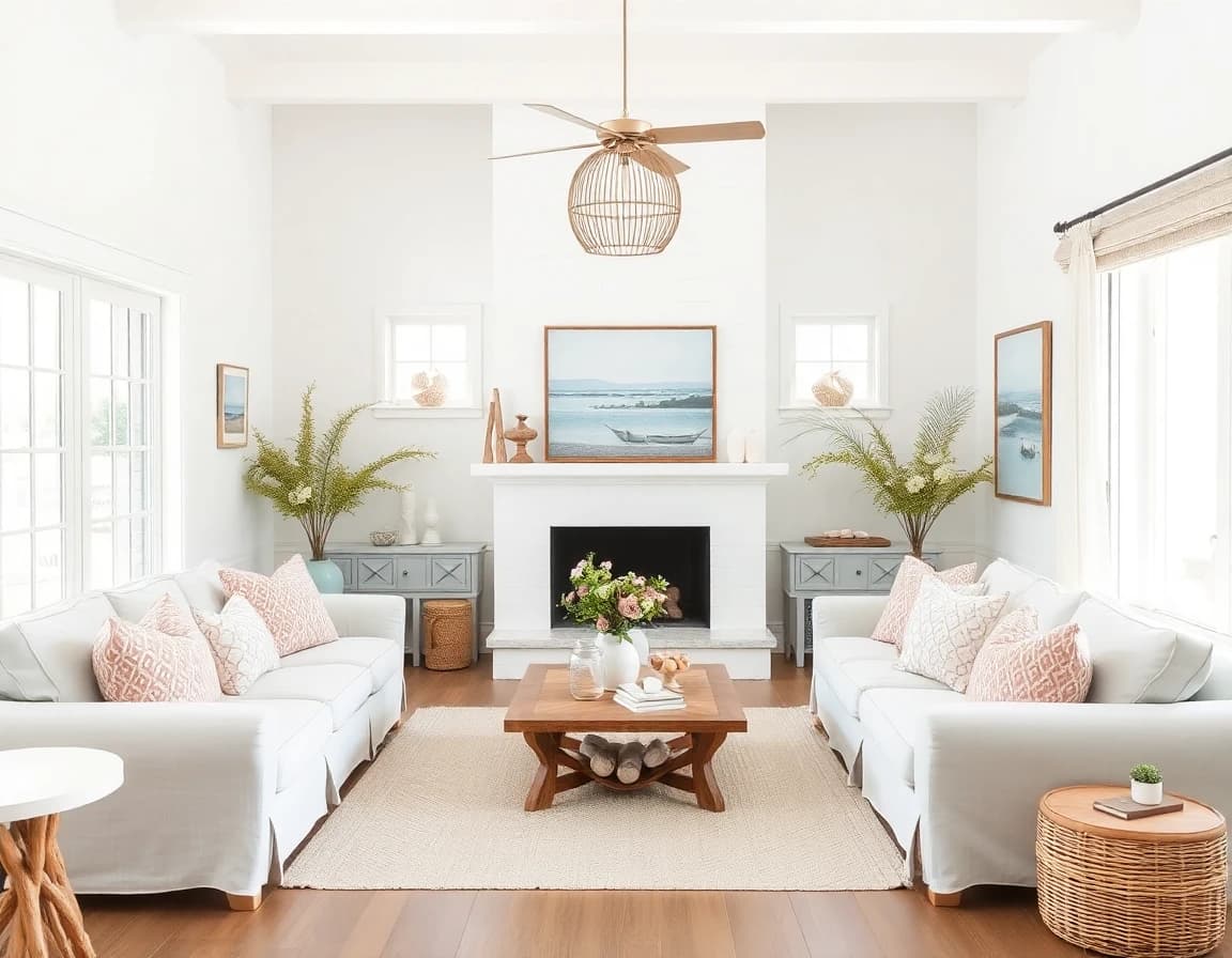 코스탈 interior design style - AI home design app example