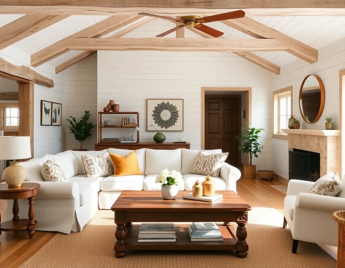 팜하우스 interior design style - AI home design app example